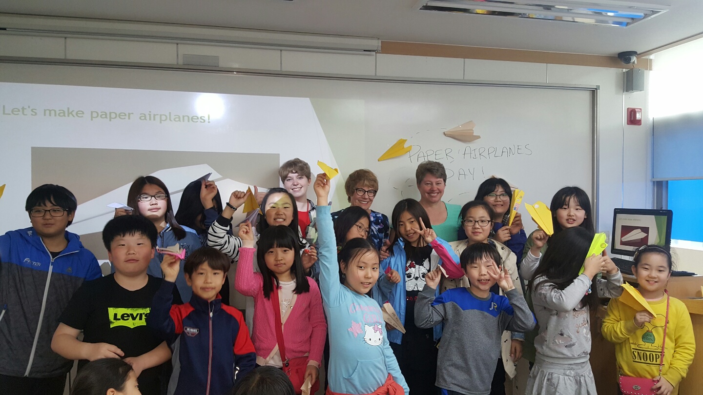 Oregon에서 오신 Halle쌤 가족들과 우리 7s English 친구들